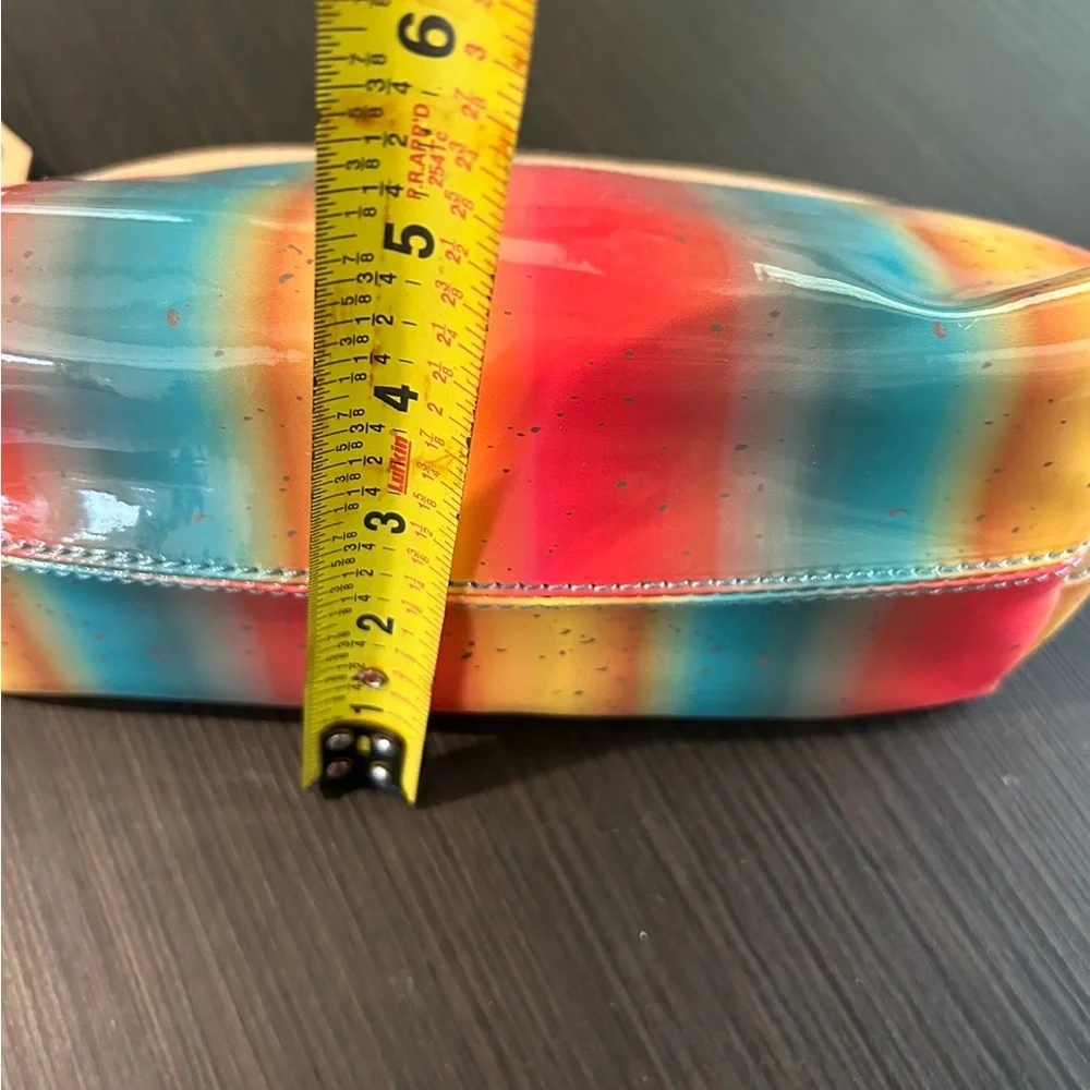 NWT Catchfly Dome Multi Colored Make Up‎ Bag Storage Case Cosmetic Bag